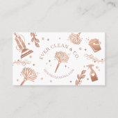 Professionele hulpmiddelen en huishoudreinigingsmi klantenkaartje (Voorkant)