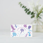 Professionele hulpmiddelen en huishoudreinigingsmi visitekaartje (Staand voorkant)