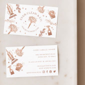 Professionele hulpmiddelen en huishoudreinigingsmi visitekaartje