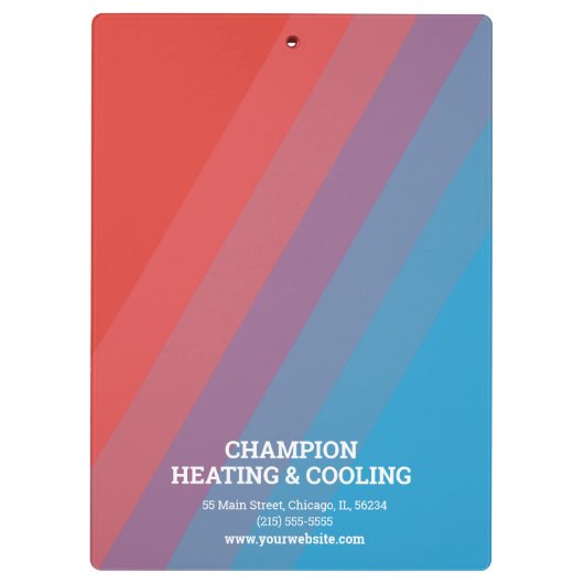 Professionele HVAC Klembord (Achterkant)