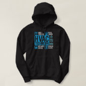 Professionele HVAC-technicus HVAC-verwarming koeli Hoodie (Design voorkant)