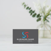Professionele HVAC Verwarming & Airconditioning Visitekaartje (Staand voorkant)