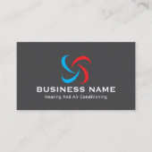 Professionele HVAC Verwarming & Airconditioning Visitekaartje (Voorkant)