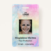 professionele ID-kaart inktspatten Badge (Voorkant)