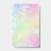 professionele identiteitskaart inkt spat badge (Achterkant)