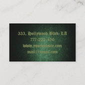 Professionele Ierse Pub Lucky Shamrock Visitekaartje (Achterkant)