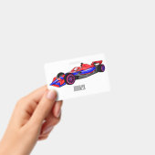 Professionele illustratie van de cartoon van racew badge (Handheld)
