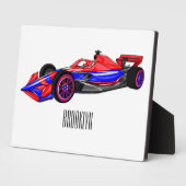 Professionele illustratie van de cartoon van racew fotoplaat (Zijkant)