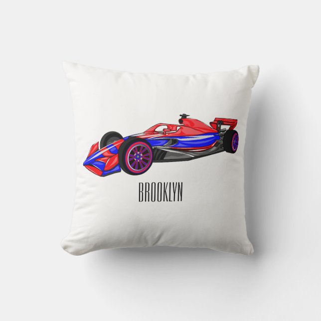 Professionele illustratie van de cartoon van racew kussen (Voorkant)