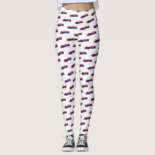 Professionele illustratie van de cartoon van racew leggings