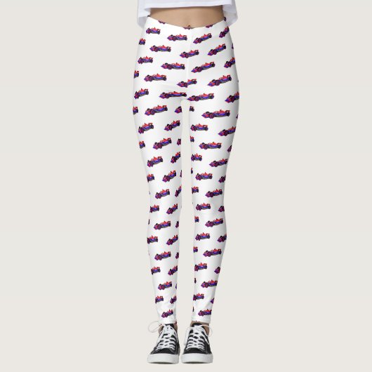Professionele illustratie van de cartoon van racew leggings (Voorkant)