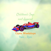 Professionele illustratie van de cartoon van racew raamsticker (Vel 3)