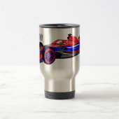 Professionele illustratie van de cartoon van racew reisbeker (Center)