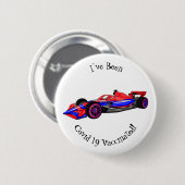 Professionele illustratie van de cartoon van racew ronde button 5,7 cm (Voorkant /achterkant)