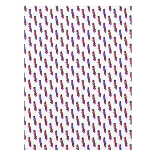 Professionele illustratie van de cartoon van racew tafelkleed (Voorkant)