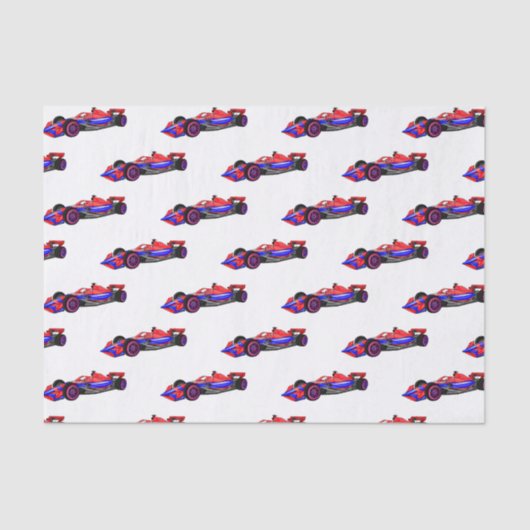 Professionele illustratie van de cartoon van racew tissuepapier (Voorkant)