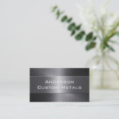 Professionele industriële metallische professionel visitekaartje (Staand voorkant)