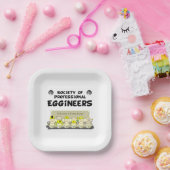 Professionele ingenieurs papieren bordje (Feest)