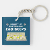 Professionele ingenieurs sleutelhanger (Achterkant)