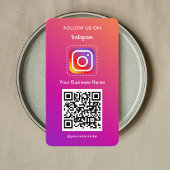 Professionele Instagram foto volg me QR code Visitekaartje