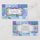 Professionele interieurontwerper/decorator visitekaartje (Voorkant / Achterkant)