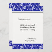 professionele, internationale, bedrijfsvergadering kaart (Voorkant / Achterkant)