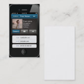 Professionele  iPhone-kaart Visitekaartje (Voorkant / Achterkant)