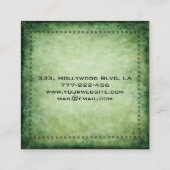 Professionele  Irish Pub bier logo Vierkante Visitekaartje (Achterkant)