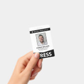 Professionele journalist Press Pass ID Badge (Handheld)