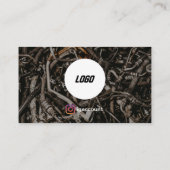 Professionele Junk Removal Service Visitekaartje (Achterkant)