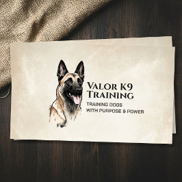 Professionele K9 Training - Belgische Malinois Visitekaartje