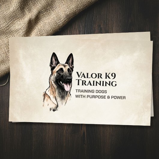 Professionele K9 Training - Belgische Malinois Visitekaartje