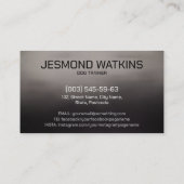 Professionele K9 training Visitekaartje (Achterkant)