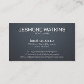 Professionele K9 training Visitekaartje (Achterkant)