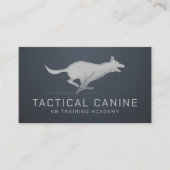 Professionele K9 training Visitekaartje (Voorkant)