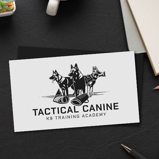 Professionele K9 training Visitekaartje
