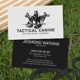Professionele K9 training Visitekaartje