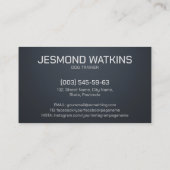 Professionele K9 training Visitekaartje (Achterkant)