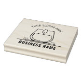 Professionele kaars Small Business, Custom Large Rubberstempel (Stempel)