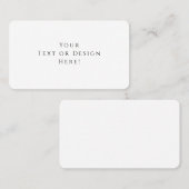 Professionele kaart Sjabloon Afsprakenkaartje (Voorkant / Achterkant)