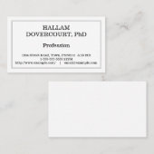 Professionele kaart voor bedrijven visitekaartje (Voorkant / Achterkant)