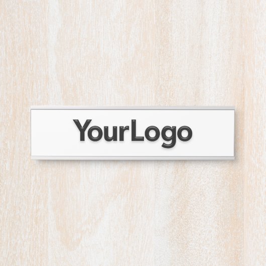 Professionele Kantoor - Aangepaste zakelijke Logo Deurbordje (Voorkant)