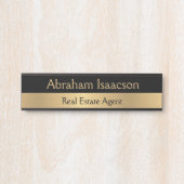 Professionele Kantoor Moderne Bord voor de naam va Deurbordje (Voorkant)