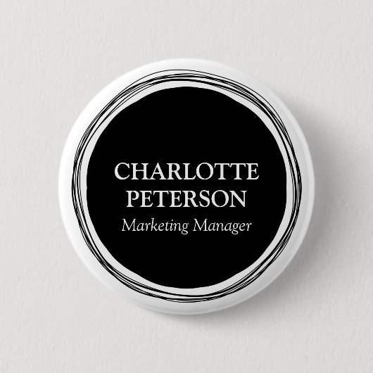 Professionele Kantoor Ronde Button 5,7 Cm (Voorkant)