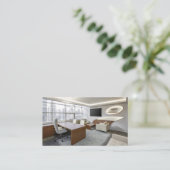 Professionele Kantoor Schoonmaakdiensten Commercie Visitekaartje (Staand voorkant)