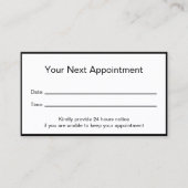 Professionele Kantoor Uw volgende Afsprakenkaartje (Voorkant)