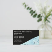 Professionele Kantoor voor het reinigen van Visite Visitekaartje (Staand voorkant)