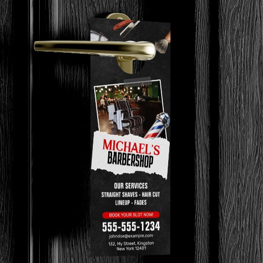 Professionele kapper winkel paal kapper scheren deurhanger