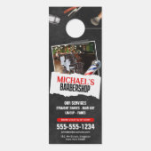 Professionele kapper winkel paal kapper scheren deurhanger (Achterkant)