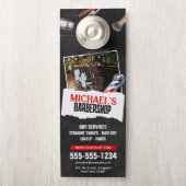 Professionele kapper winkel paal kapper scheren deurhanger (Op knop)